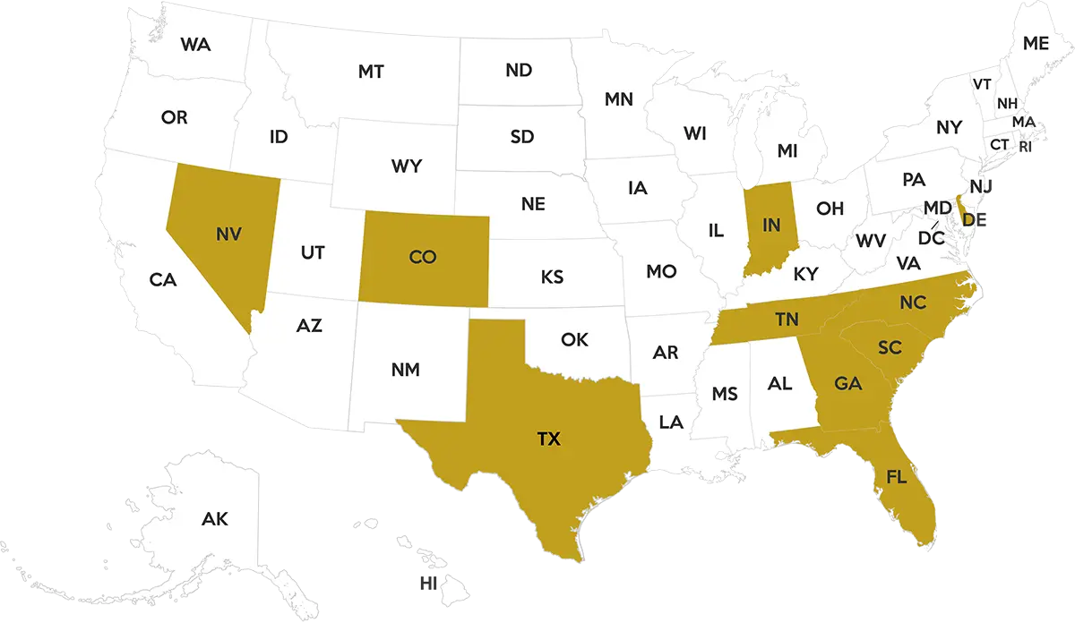 Our Locations Map