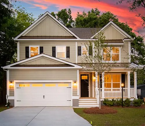 Oak Bluff House at Twilight